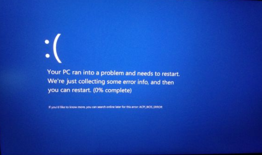 your pc ran into a problem and needs蓝屏解决方法