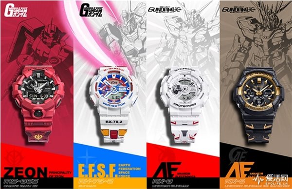 G-SHOCK推出高达40周年合作款腕表 来表达你对高达的热爱