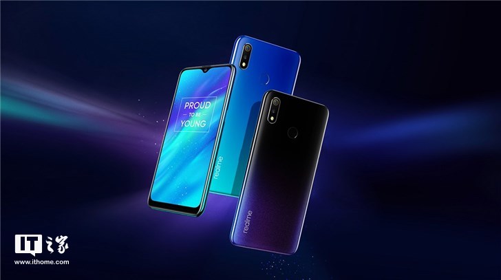 Realme 3正式发布： 联发科P70处理器，6.2英寸水滴屏