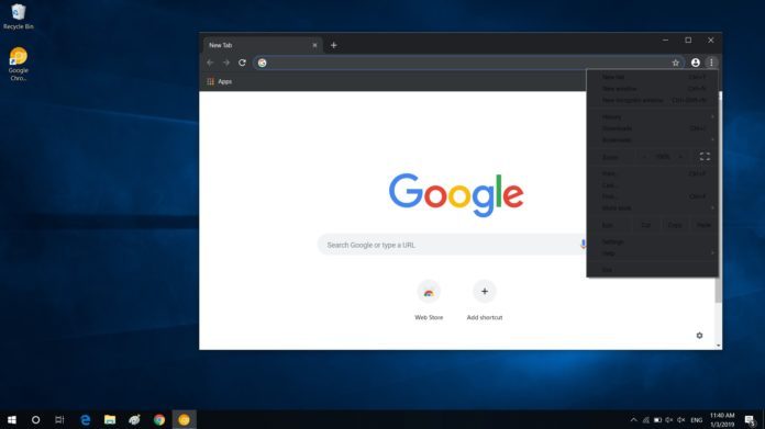 如何在Win10启用Chrome的黑暗模式