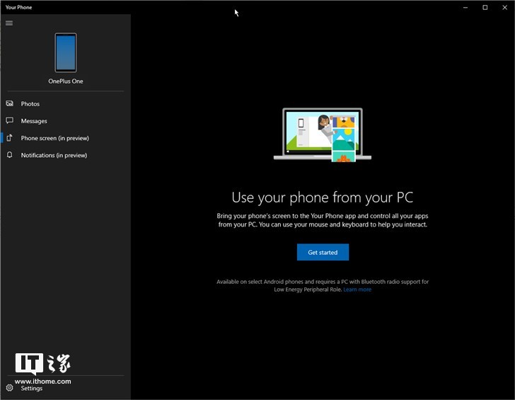 Windows 10上用安卓，微软测试《你的手机》屏幕镜像功能