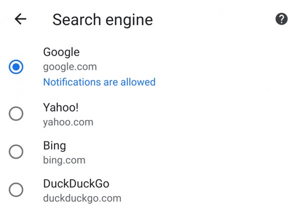 谷歌Chrome浏览器添加DuckDuckGo搜索引擎