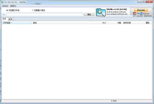 WizFile(文件快速搜索工具)v2.06