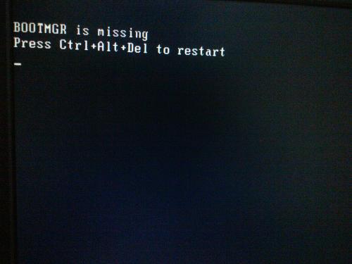 win10系统bootmgr is missing解决教程