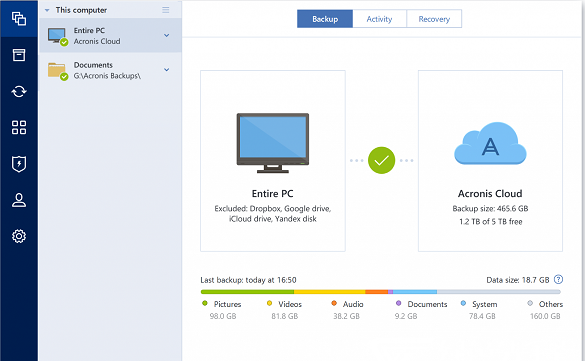 Acronis True Image2019 v23.4.1.14610