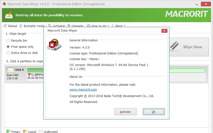 Macrorit Data Wiper Pro(数据擦除工具) v4.3.9