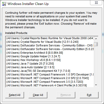 Windows Install Clean Up v1.0