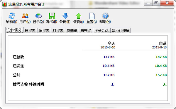 网络流量统计工具(NetWorx) v6.2.3