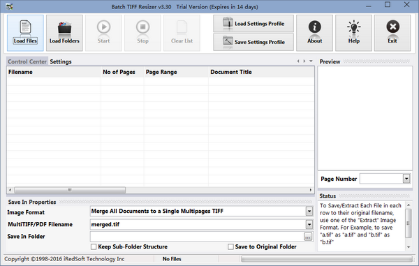 Batch TIFF Resizer v3.57