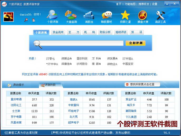 个股评测王 v6.0