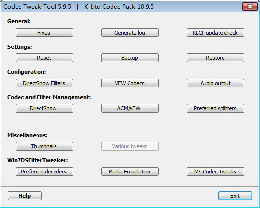 全能影音格式解码器(K-Lite Mega Codec Pack) v14.7.8