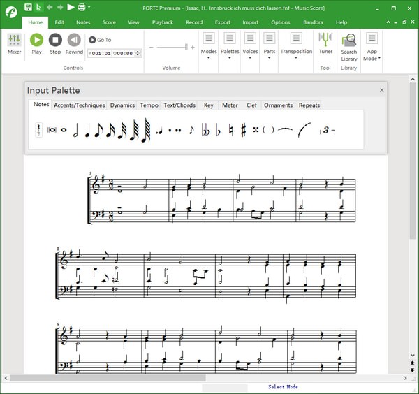 Forte Notation FORTE(乐谱制作软件) v10.0.5