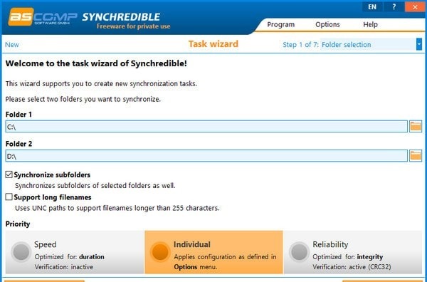 Synchredible(文件夹同步软件) v5.301